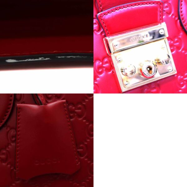 5144 11 Gucci 2WAY Handbag Leather Red