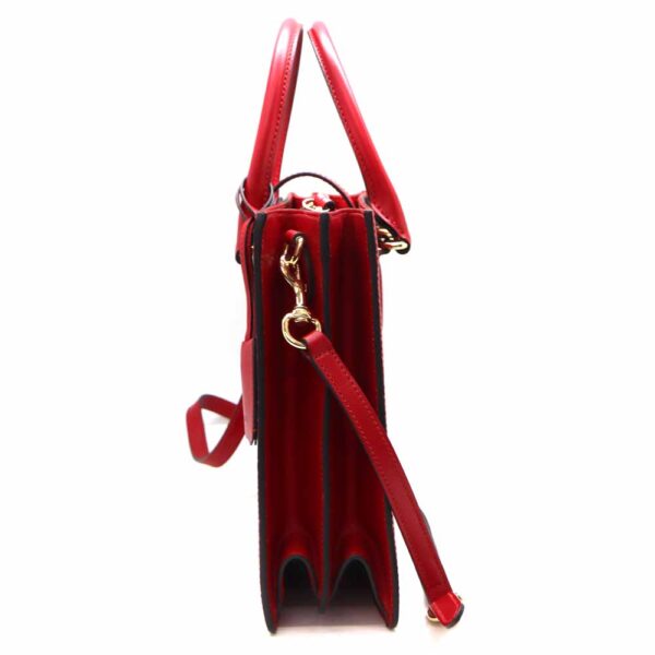 5144 4 Gucci 2WAY Handbag Leather Red