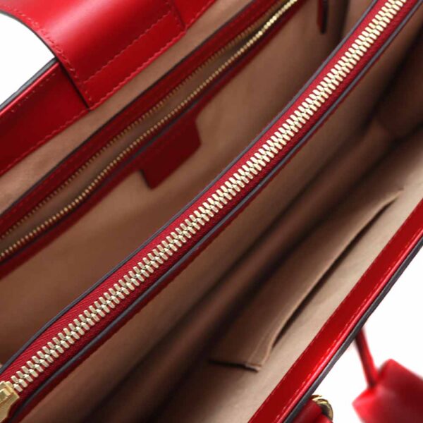 5144 6 Gucci 2WAY Handbag Leather Red