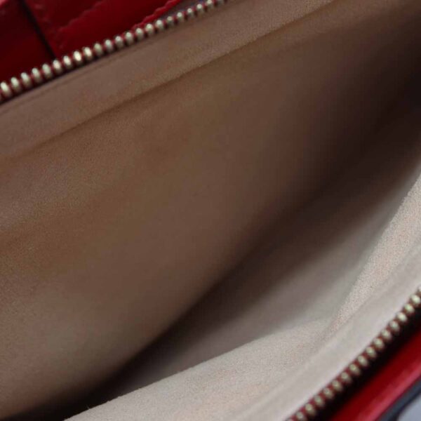 5144 7 Gucci 2WAY Handbag Leather Red