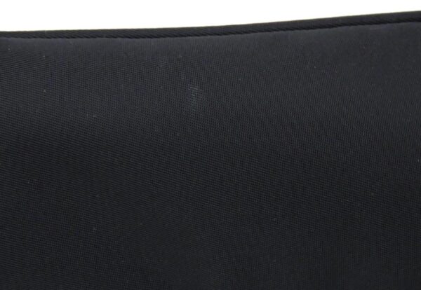 56913 6 Prada Accessory Pouch Triangle Logo Nylon Black