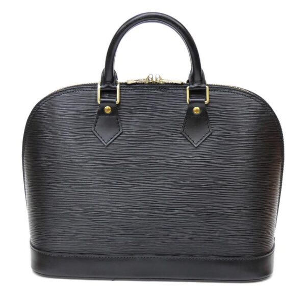 57002 2 Louis Vuitton Alma Handbag Epi Black