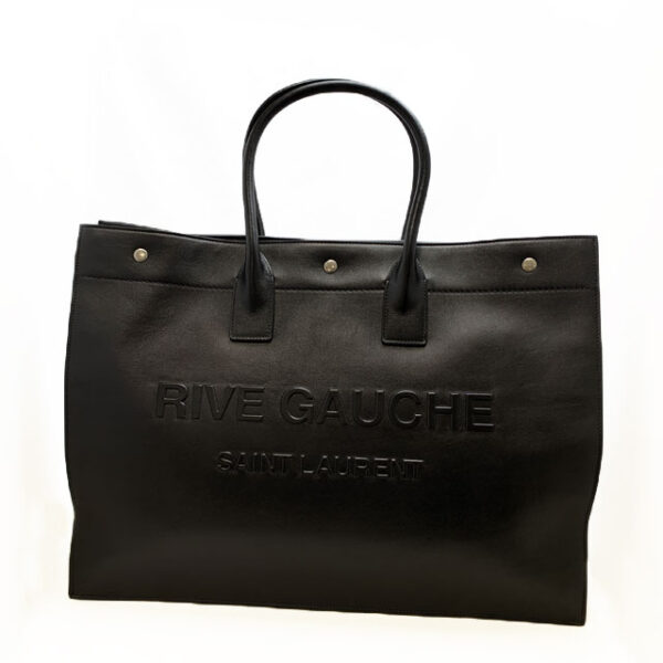 587273 1 Saint Laurent Rive Gauche Tote Bag Black