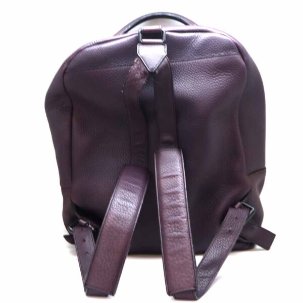 5924 2 Burberry Leather Backpack Purple