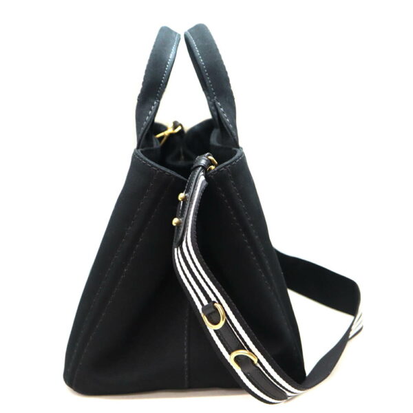 7099 4 Prada Kanapa Tote Bag Black Canvas