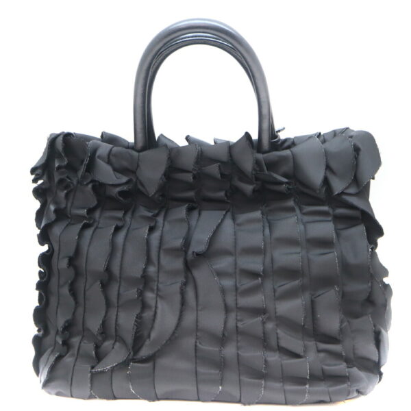 745 2 Prada Tote Bag Nylon Black