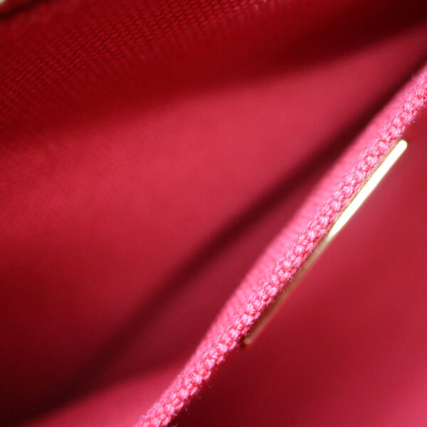 7604 8 Prada Canapa Tote Bag Red Canvas