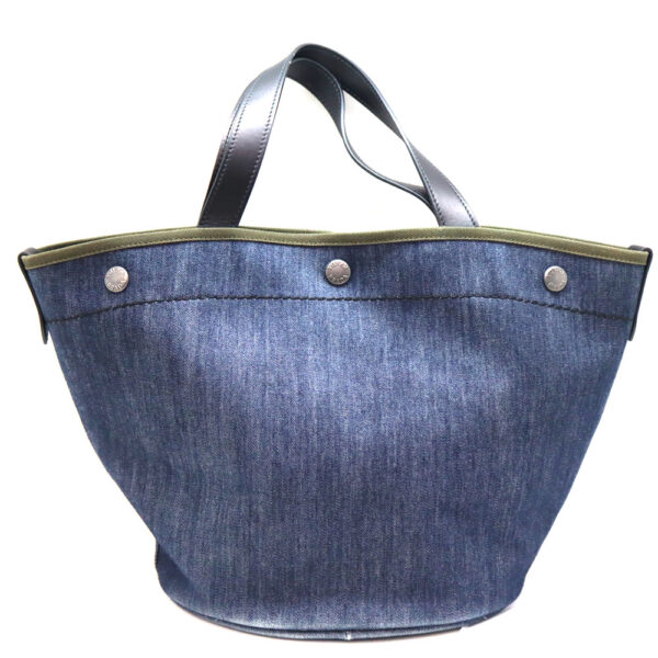 7621 2 Prada Denim Handbag Blue Denim