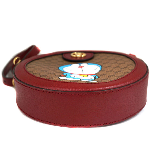 7824 5 Gucci Shoulder Bag Doraemon Collaboration Leather Beige Red