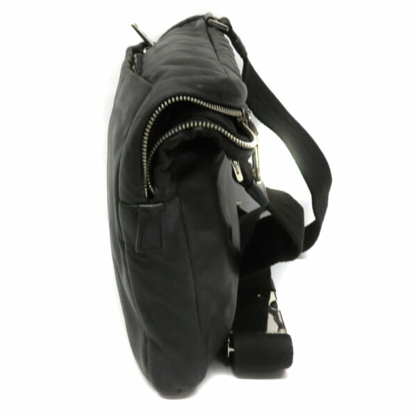 7853 3 Prada Shoulder Bag Black Leather