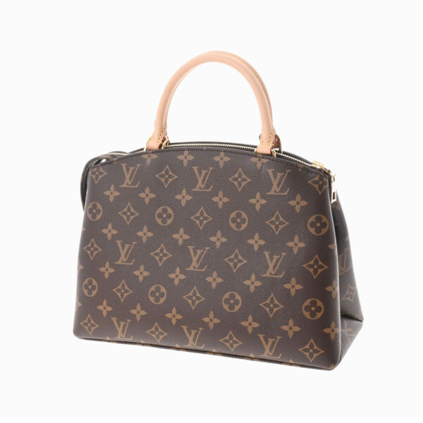 800000110526000 2 Louis Vuitton Petit Palais PM 2WAY Monogram Handbag Brown