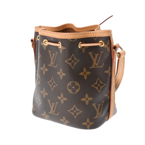 800000113862000 2 Louis Vuitton Nano Noe Monogram Shoulder Bag Brown