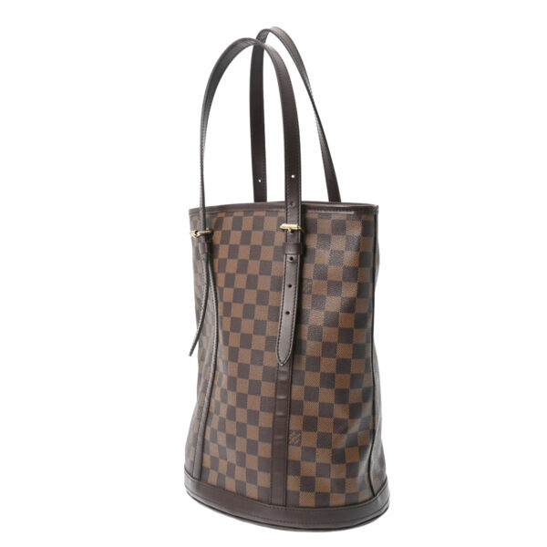 800000113878000 2 Louis Vuitton Bucket L Damier Handbag Brown