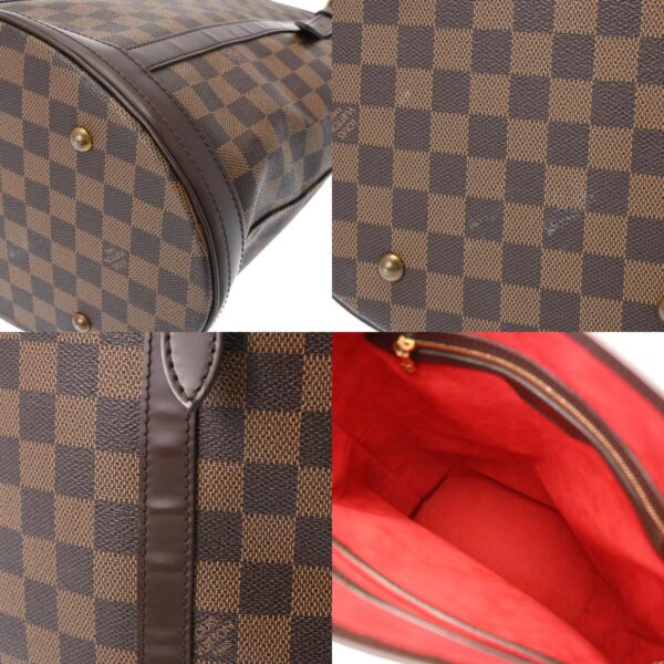 800000113878000 9 c Louis Vuitton Bucket L Damier Handbag Brown