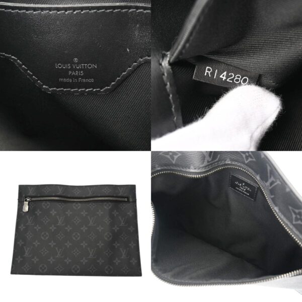 800000114900000 14 c Louis Vuitton Grand Sac Monogram Eclipse Tote Bag Black