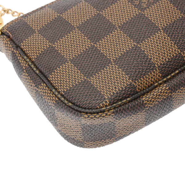 800000115851000 6 Louis Vuitton Mini Accessory Pouch Damier Brown