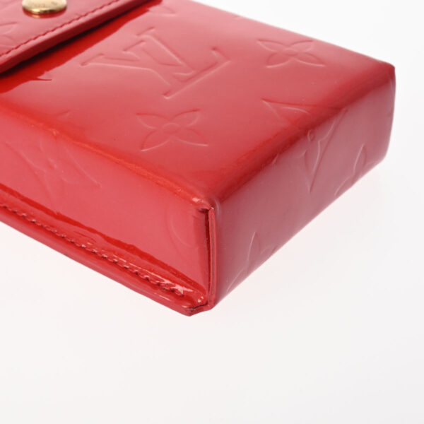 800000120364000 6 Louis Vuitton Mini Shoulder Pouch Vernis Leather Bag Rouge