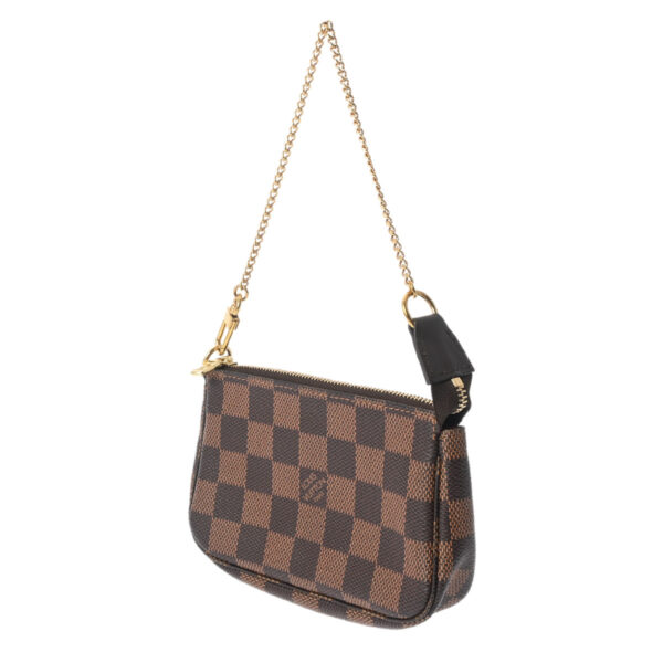 800000120466000 2 Louis Vuitton Mini Pochette Accessory Damier Pouch Brown