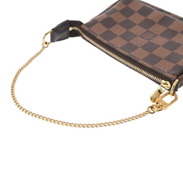 800000120466000 3 Louis Vuitton Mini Pochette Accessory Damier Pouch Brown