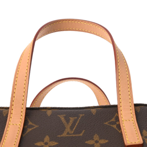 800000121047000 3 Louis Vuitton Spontini 2WAY Monogram Handbag Brown