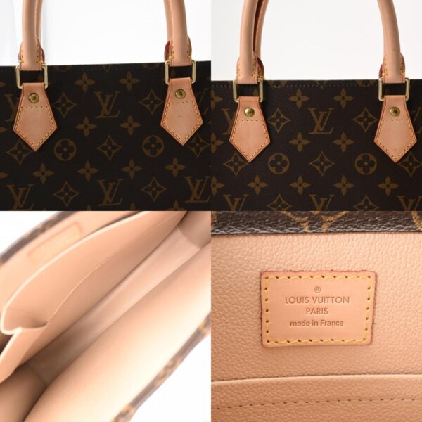 800000122064000 11 c Louis Vuitton Sac Plat Monogram Tote Bag Brown