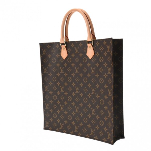 800000122064000 2 Louis Vuitton Sac Plat Monogram Tote Bag Brown