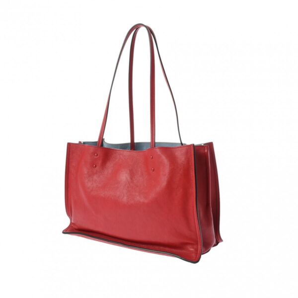 800000122583000 2 Prada Leather Tote Bag Red