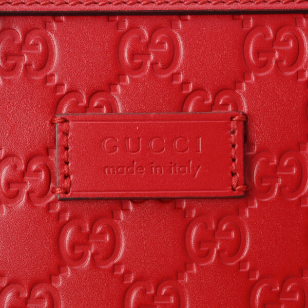 800000122937000 8 Gucci Guccisima 2WAY Calf Handbag Red