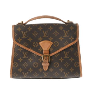 800000124231000 1 LOUIS VUITTON On the Go MM 2WAY Giant Monogram Tote Handbag Shoulder Bag Reverse Brown