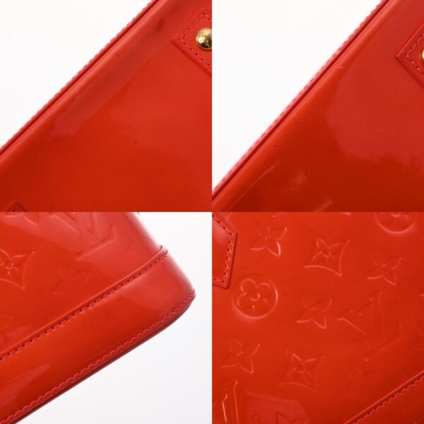 800000124233000 10 c Louis Vuitton Alma BB Vernis Handbag Rouge Grenadier