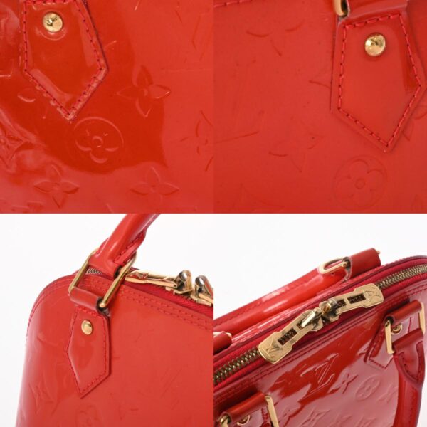 800000124233000 14 c Louis Vuitton Alma BB Vernis Handbag Rouge Grenadier