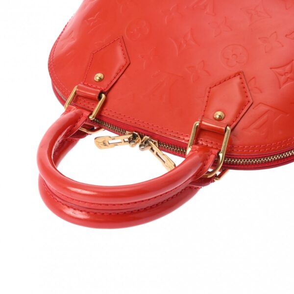 800000124233000 3 Louis Vuitton Alma BB Vernis Handbag Rouge Grenadier