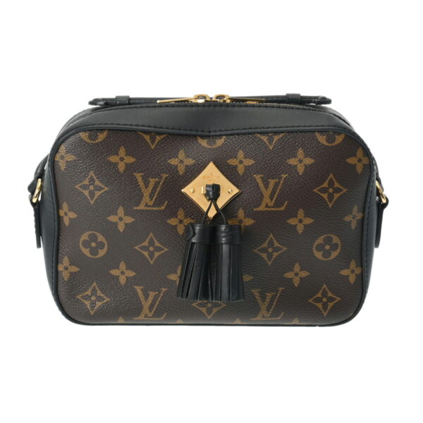 800000124254000 1 Louis Vuitton Saintonge Monogram Shoulder Bag Noir Black