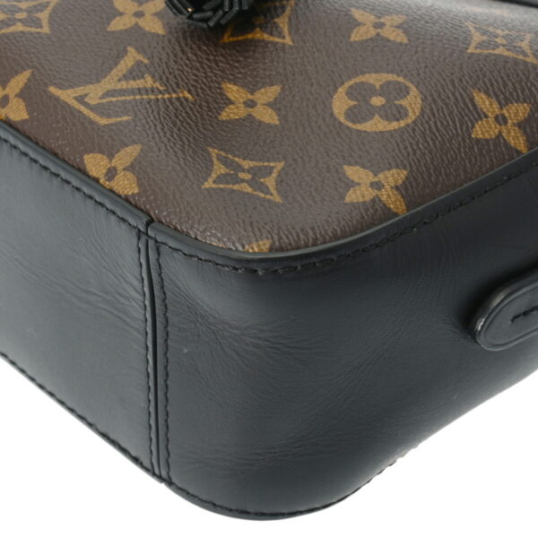 800000124254000 6 Louis Vuitton Saintonge Monogram Shoulder Bag Noir Black