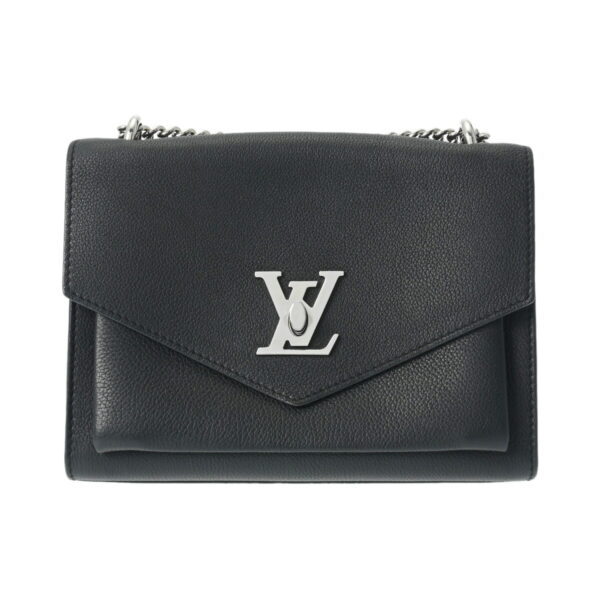 800000124282000 1 Louis Vuitton My Lock Me Chain Leather Shoulder Bag Noir