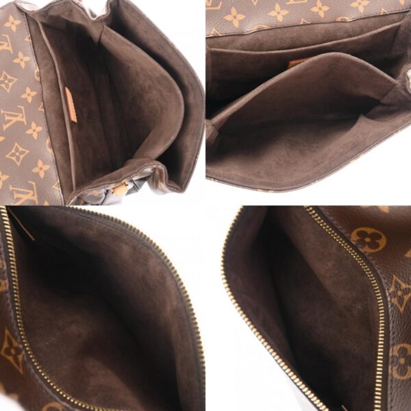 800000124319000 14 c Louis Vuitton Pochette Metis MM 2WAY Monogram Handbag Brown