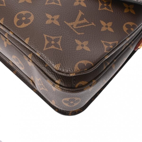 800000124319000 7 Louis Vuitton Pochette Metis MM 2WAY Monogram Handbag Brown