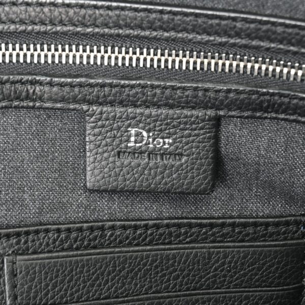 800000124382000 11 Dior Homme Leather Clutch Bag Black