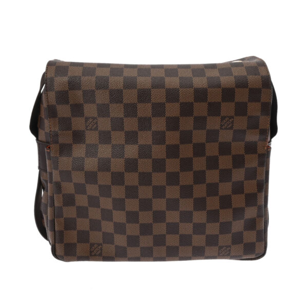 800000124478000 1 Louis Vuitton Naviglio Damier Shoulder Bag Brown