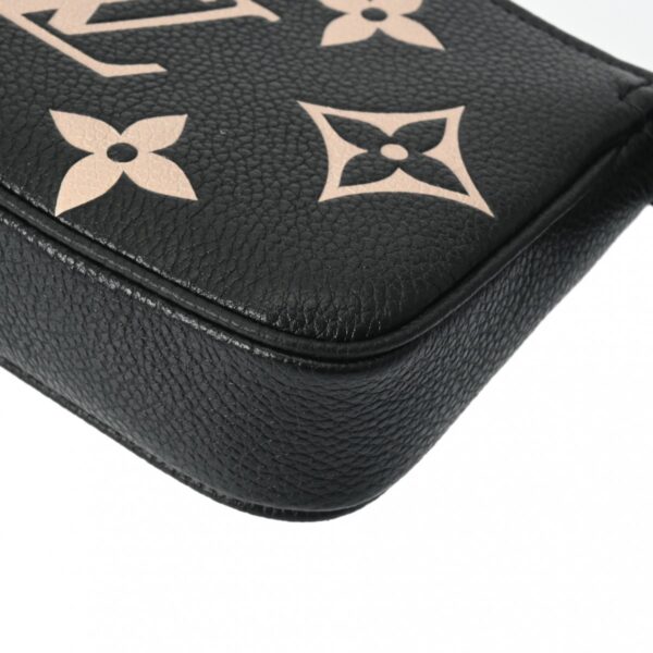 800000124500000 6 Louis Vuitton Mini Pochette Accessoire Empreinte Coin Case Noir Black