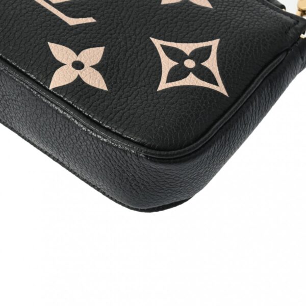 800000124500000 8 Louis Vuitton Mini Pochette Accessoire Empreinte Coin Case Noir Black