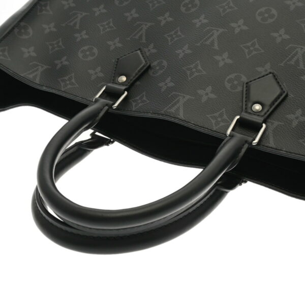 800000124570000 3 Louis Vuitton Grand Sac Monogram Eclipse Tote Bag Black Gray