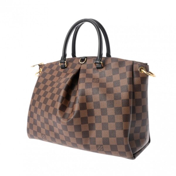 800000124630000 2 Louis Vuitton Odeon Tote MM Damier 2WAY Bag Brown