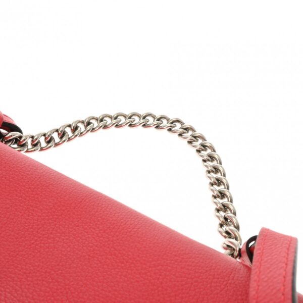 800000124700000 4 Louis Vuitton Lock Me 2 BB Calf Shoulder Bag Poppy