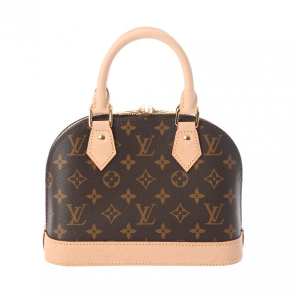 800000125009000 1 Louis Vuitton Alma BB 2WAY Monogram Handbag Brown