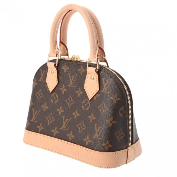 800000125009000 2 Louis Vuitton Alma BB 2WAY Monogram Handbag Brown