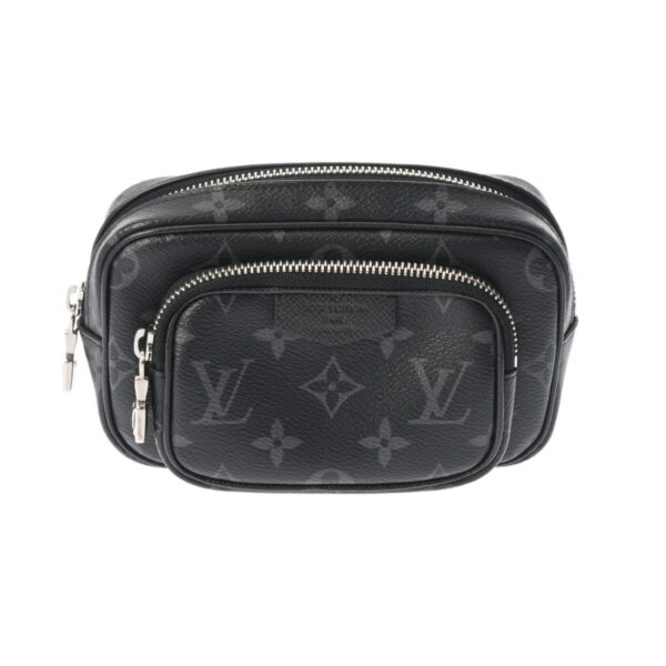 800000125077000 1 Louis Vuitton Taigarama Outdoor Pochette Eclipse Leather Shoulder Bag Noir