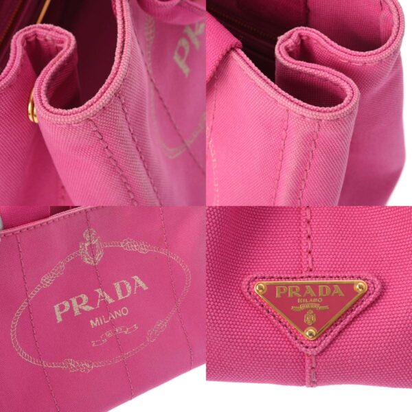 800000125095000 13 c Prada Canapa Mini 2WAY Tote Bag Pink