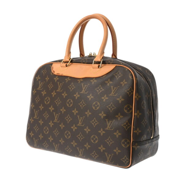 800000125207000 2 Louis Vuitton Deauville Monogram Handbag Brown