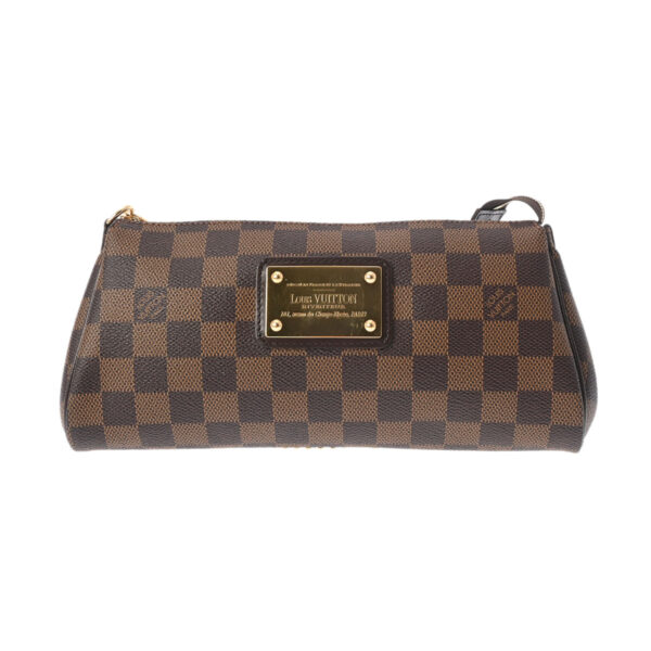 800000125224000 1 Louis Vuitton Eva 2WAY Damier Shoulder Bag Brown